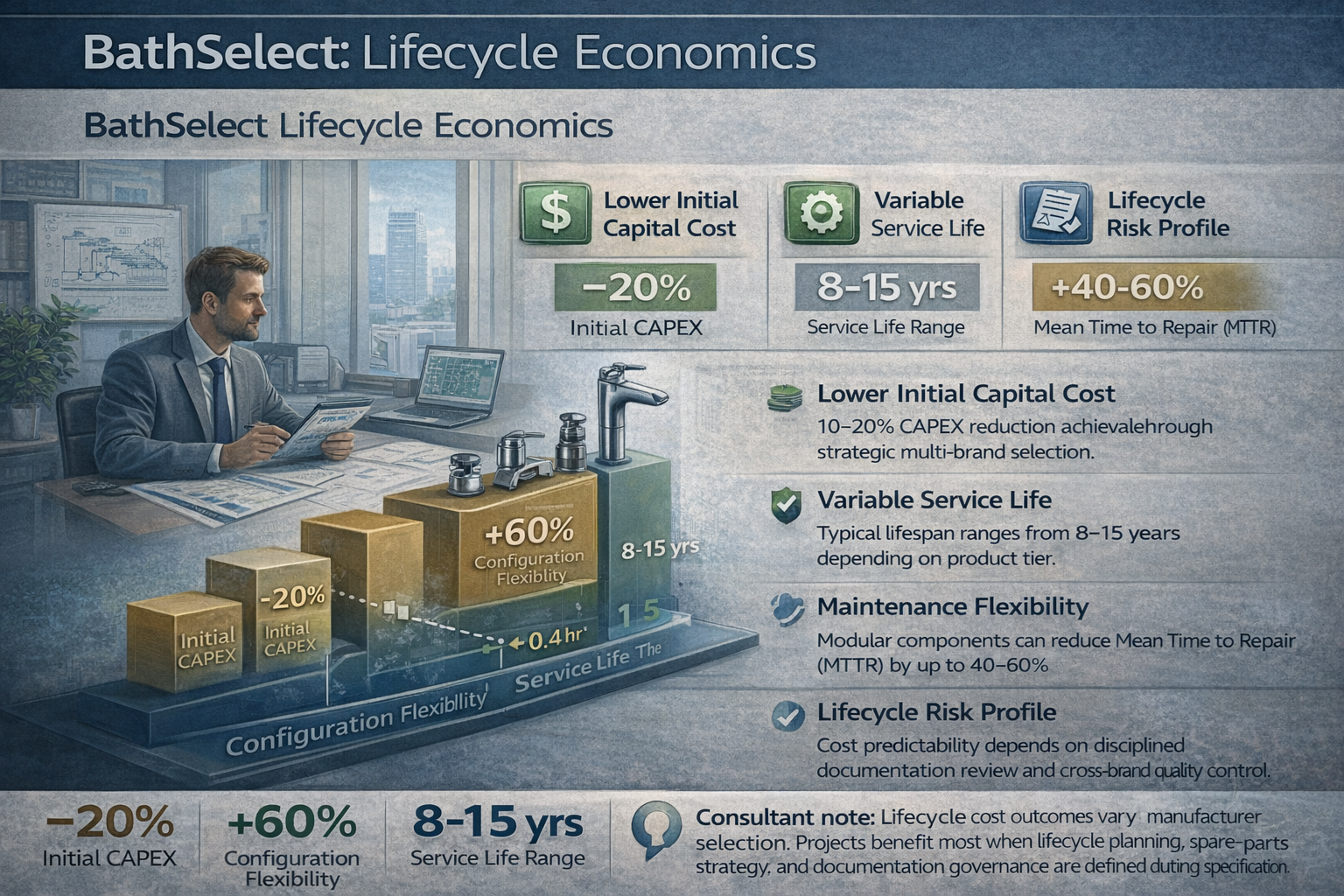 BathSelect lifecycle economics